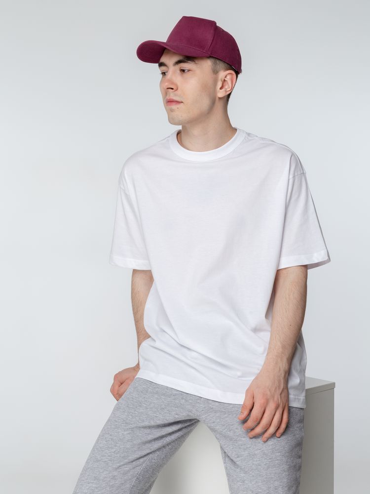 Футболка оверсайз мужская Boxy Men, бежевая (льняная), размер L